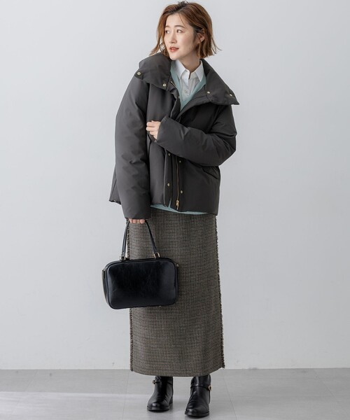 23区　大きいサイズ　Aライン　ダウンコート　ジャケット　42 bg092ze_1.jpg