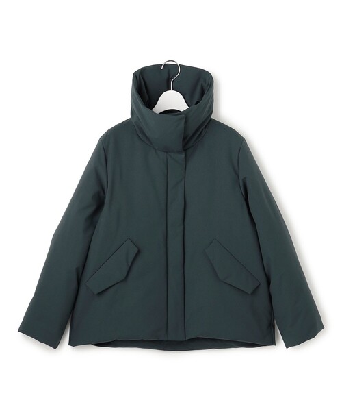 タイムセール 新品 23区 ミリタリー Aライン ダウンコート 深緑 34サイズ ミリタリー Aライン ダウンコート（ダウンジャケット/コート）｜23区 S