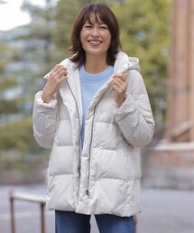 J.PRESS Ladies（J.プレス レディス）の「【洗える・2way】タフタダウン ミドル丈 コート（ダウンジャケット/コート・レディース）」