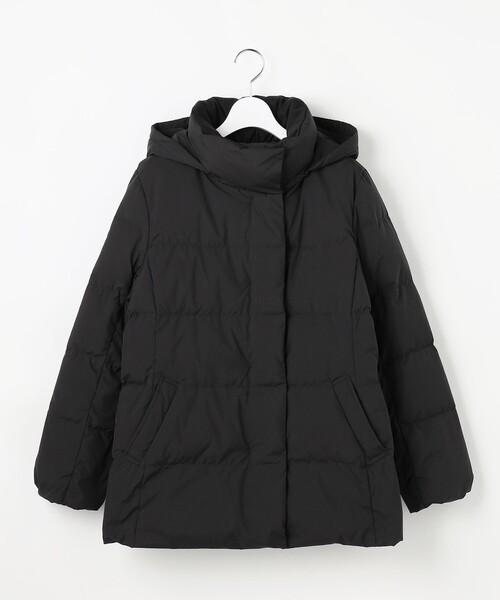 J.PRESS Ladies（J.プレス レディス）の「【洗える・2way】タフタダウン ミドル丈 コート（ダウンジャケット/コート・レディース・ブラウン系/グレー系/アイボリー系/ブラック系・S/XS）」の10枚目の写真