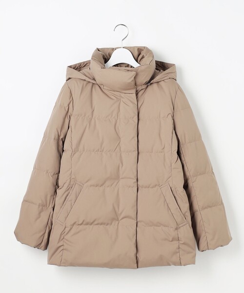 J.PRESS Ladies（J.プレス レディス）の「【洗える・2way】タフタダウン ミドル丈 コート（ダウンジャケット/コート・レディース・ブラウン系/グレー系/アイボリー系/ブラック系・S/XS）」の11枚目の写真