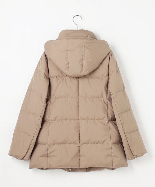 J.PRESS Ladies（J.プレス レディス）の「【洗える・2way】タフタダウン ミドル丈 コート（ダウンジャケット/コート・レディース・ブラウン系/グレー系/アイボリー系/ブラック系・S/XS）」の12枚目の写真
