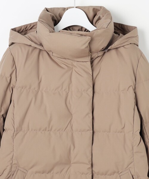 J.PRESS Ladies（J.プレス レディス）の「【洗える・2way】タフタダウン ミドル丈 コート（ダウンジャケット/コート・レディース・ブラウン系/グレー系/アイボリー系/ブラック系・S/XS）」の13枚目の写真