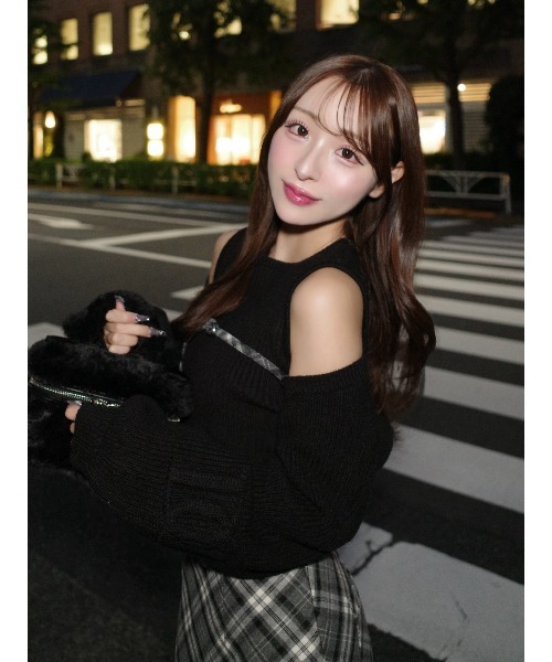 Darich（ダーリッチ）の「ドッキングミドルウエストニットミニ