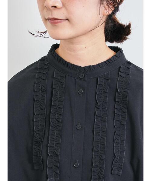 SM2（エスエムツー）の「フリルブラウス（シャツ/ブラウス・レディース・オフホワイト/ベージュ/チャコールグレー・F）」の9枚目の写真