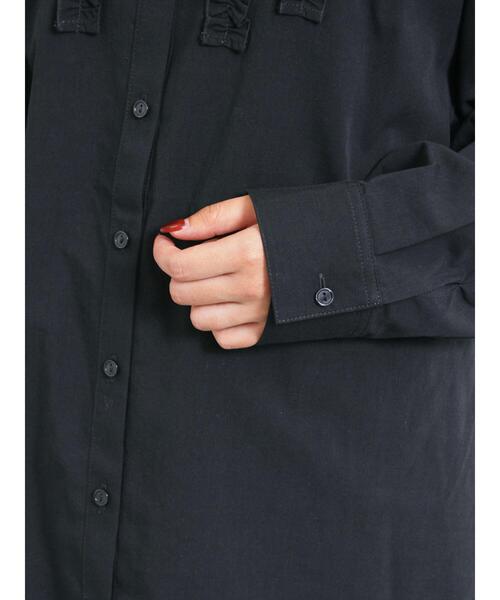 SM2（エスエムツー）の「フリルブラウス（シャツ/ブラウス・レディース・オフホワイト/ベージュ/チャコールグレー・F）」の13枚目の写真