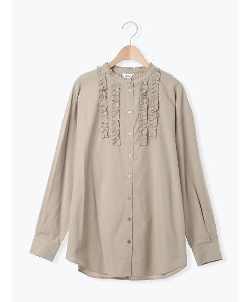 SM2（エスエムツー）の「フリルブラウス（シャツ/ブラウス・レディース・オフホワイト/ベージュ/チャコールグレー・F）」の17枚目の写真