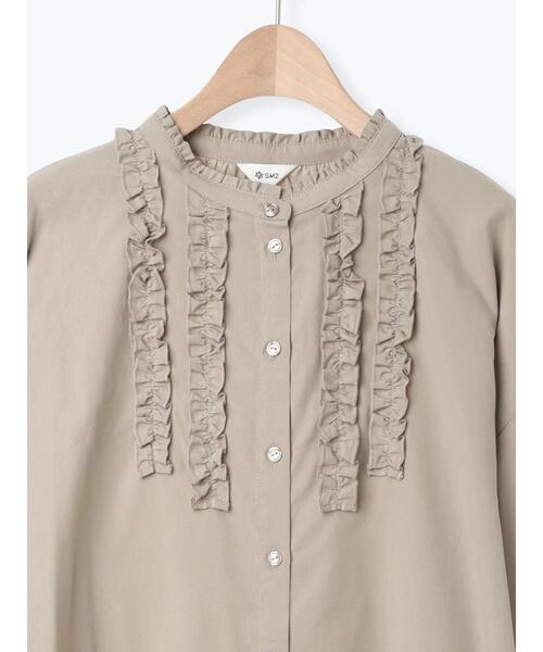 SM2（エスエムツー）の「フリルブラウス（シャツ/ブラウス・レディース・オフホワイト/ベージュ/チャコールグレー・F）」の19枚目の写真