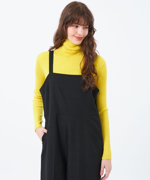 MACKINTOSH PHILOSOPHY（ﾏｯｷﾝﾄｯｼｭ ﾌｨﾛｿﾌｨｰ）の「ウォッシャブルファインウールタートルニット（ニット/セーター・レディース・ライトブルー/ブラウン/イエロー/オフホワイト/ブラック・38）」の5枚目の写真