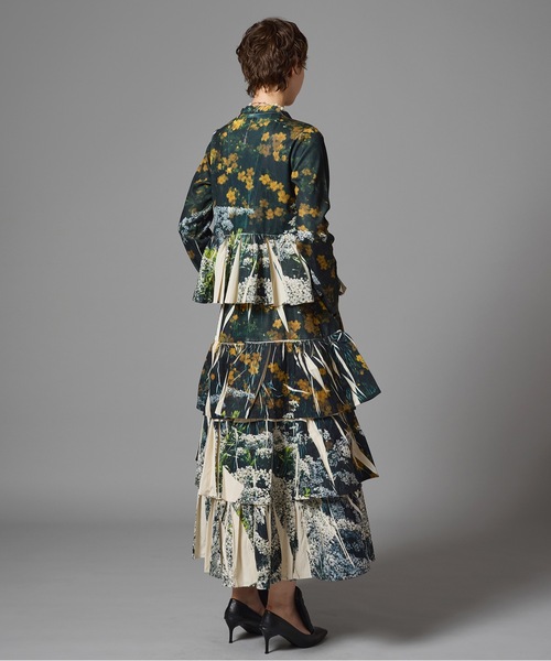 NON TOKYO（ノントーキョー）の「DIRECT PRINT RIB GATHER LONG SKIRT（スカート・レディース・カラフル/ピンク/その他・FREE）」の6枚目の写真