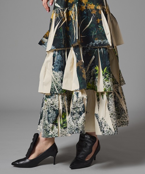 NON TOKYO（ノントーキョー）の「DIRECT PRINT RIB GATHER LONG SKIRT（スカート・レディース・カラフル/ピンク/その他・FREE）」の9枚目の写真