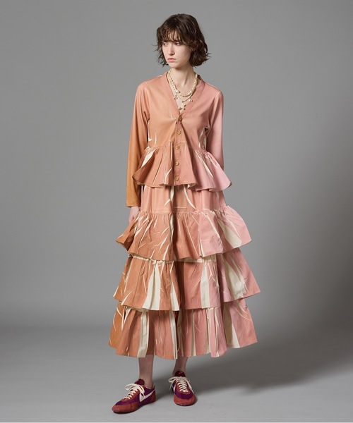 NON TOKYO（ノントーキョー）の「DIRECT PRINT RIB GATHER LONG SKIRT（スカート・レディース・カラフル/ピンク/その他・FREE）」の20枚目の写真