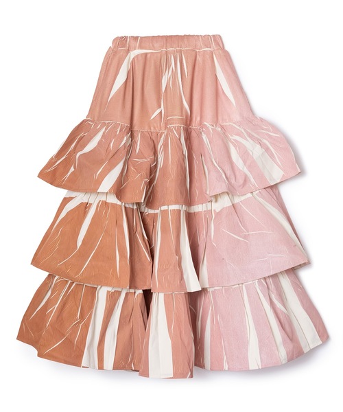 NON TOKYO（ノントーキョー）の「DIRECT PRINT RIB GATHER LONG SKIRT（スカート・レディース・カラフル/ピンク/その他・FREE）」の16枚目の写真