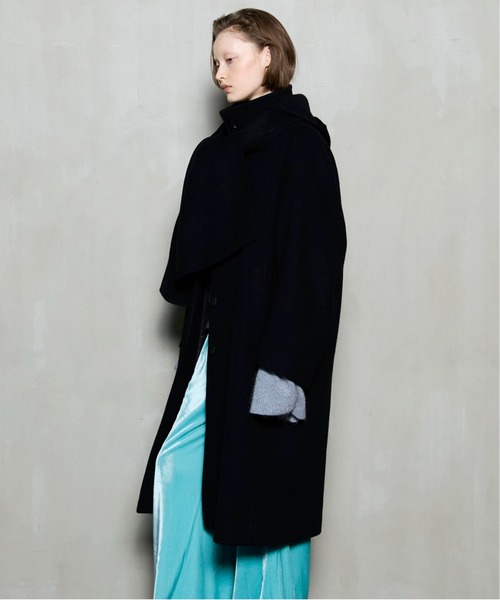 Hood Muffler Coat / フードマフラーコート（その他アウター）｜MAISON
