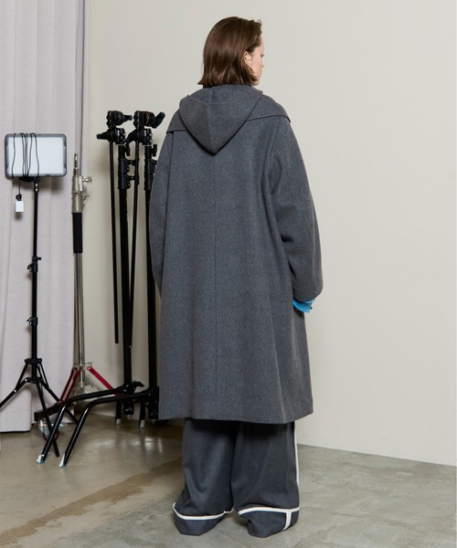 MAISON SPECIAL(メゾンスペシャル)の「Hood Muffler Coat / フードマフラーコート(その他アウター・レディース・ブラック/グレー/ブラウン・FREE)」の8枚目の写真