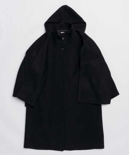 Hood Muffler Coat / フードマフラーコート（その他アウター）｜MAISON