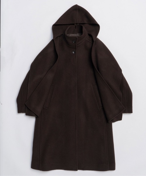 Hood Muffler Coat / フードマフラーコート（その他アウター）｜MAISON