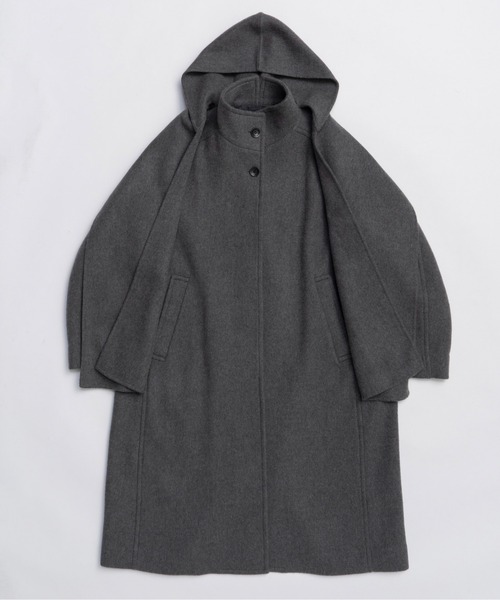 Hood Muffler Coat / フードマフラーコート（その他アウター）｜MAISON