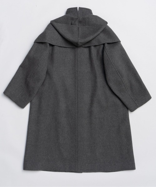 MAISON SPECIAL(メゾンスペシャル)の「Hood Muffler Coat / フードマフラーコート(その他アウター・レディース・ブラック/グレー/ブラウン・FREE)」の13枚目の写真