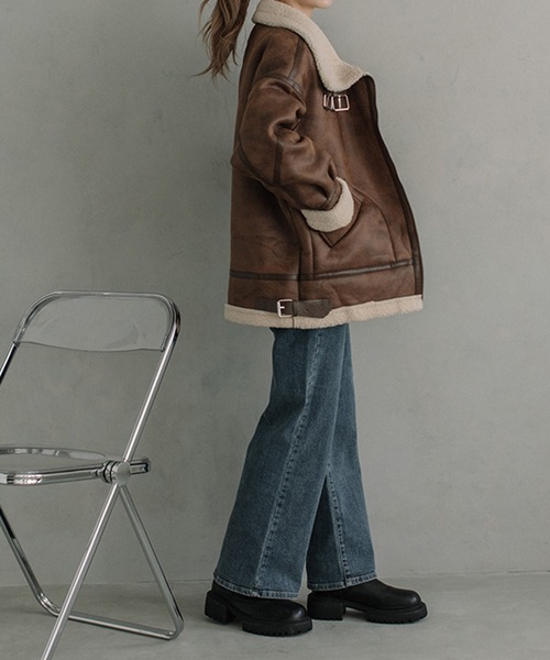 Flugge（フラッジー）の「フロントポケットストレッチデニムパンツ（デニムパンツ・レディース・ブルー/ブラック・MEDIUM/SMALL）」の17枚目の写真