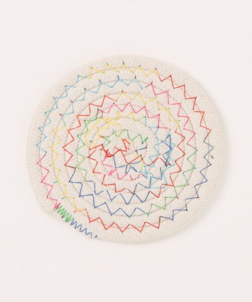 Ein（アイン）の「Ein/【4サイズ展開】ナチュラル ロープ コースター/ランチョンマット（ランチョンマット/テーブルウェア・レディース・ホワイト/アイボリー/カーキ/グレー/ホワイト系その他/ベージュ・SMALL/MEDIUM/LARGE/X-LARGE）」の3枚目の写真