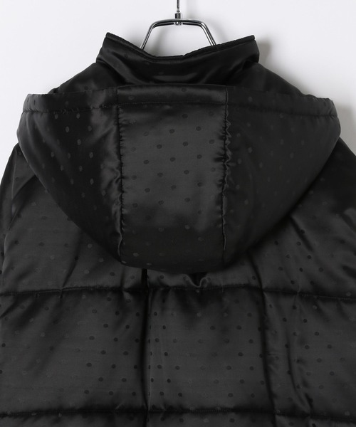 Heather(ヘザー)の「HOLiC 中綿フードブルゾン 598411(ダウンジャケット/コート・レディース・オフホワイト/ブラック系その他・FREE)」の13枚目の写真