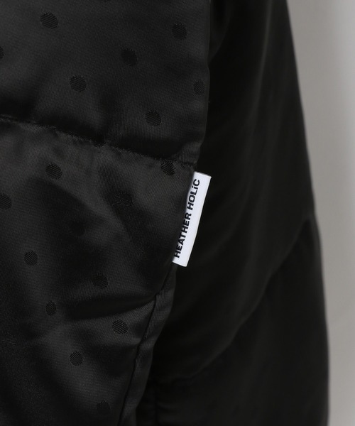 Heather(ヘザー)の「HOLiC 中綿フードブルゾン 598411(ダウンジャケット/コート・レディース・オフホワイト/ブラック系その他・FREE)」の15枚目の写真