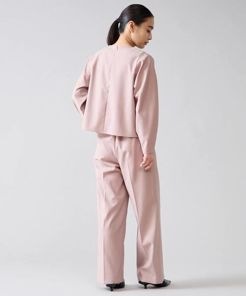 Tiara（ティアラ）の「スリーブボタンブラウス（シャツ/ブラウス・レディース・ピンク/ブラック/オフホワイト・FREE）」の8枚目の写真