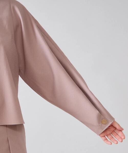 Tiara（ティアラ）の「スリーブボタンブラウス（シャツ/ブラウス・レディース・ピンク/ブラック/オフホワイト・FREE）」の12枚目の写真