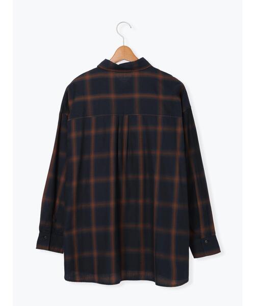 Lugnoncure(ルノンキュール)の「チェックオーバーシャツ(シャツ/ブラウス・レディース・オフホワイト/ネイビー・F)」の11枚目の写真