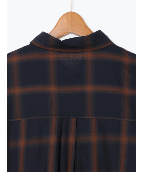 Lugnoncure(ルノンキュール)の「チェックオーバーシャツ(シャツ/ブラウス・レディース・オフホワイト/ネイビー・F)」の15枚目の写真