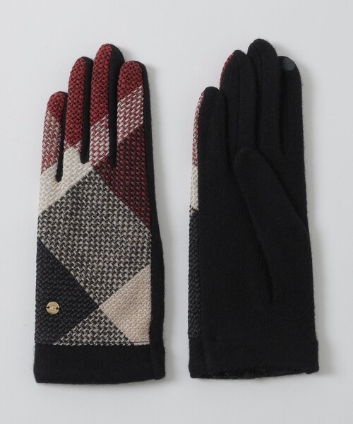 新品未使用☆ブラックレーベルクレストブリッジ グローブ 手袋 クレストブリッジチェックスラブプリペラグローブ（ハット/キャップ