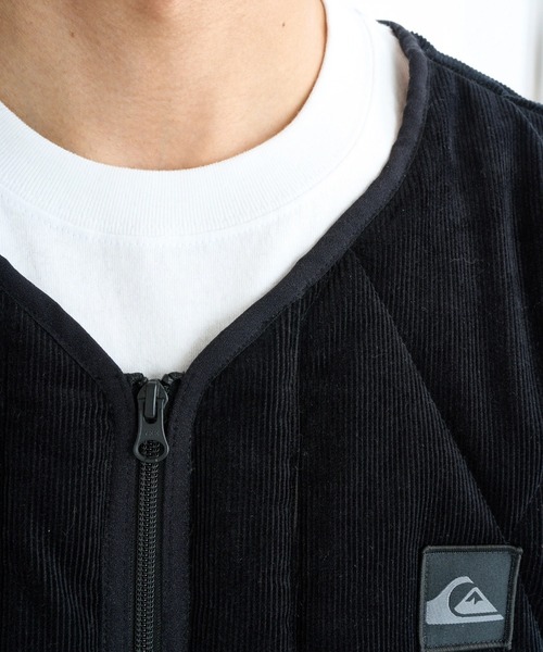 Quiksilver(クイックシルバー)の「COLD WIND CARDIGAN/クイックシルバーコーデュロイフルジップアップカーディガンジャケット(ブルゾン・メンズ・ブラック/カーキ・MEDIUM/LARGE/X-LARGE)」の14枚目の写真