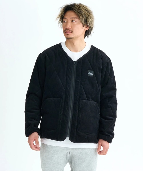 Quiksilver(クイックシルバー)の「COLD WIND CARDIGAN/クイックシルバーコーデュロイフルジップアップカーディガンジャケット(ブルゾン・メンズ・ブラック/カーキ・MEDIUM/LARGE/X-LARGE)」の10枚目の写真