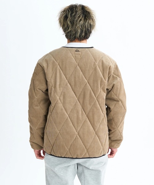 Quiksilver(クイックシルバー)の「COLD WIND CARDIGAN/クイックシルバーコーデュロイフルジップアップカーディガンジャケット(ブルゾン・メンズ・ブラック/カーキ・MEDIUM/LARGE/X-LARGE)」の6枚目の写真
