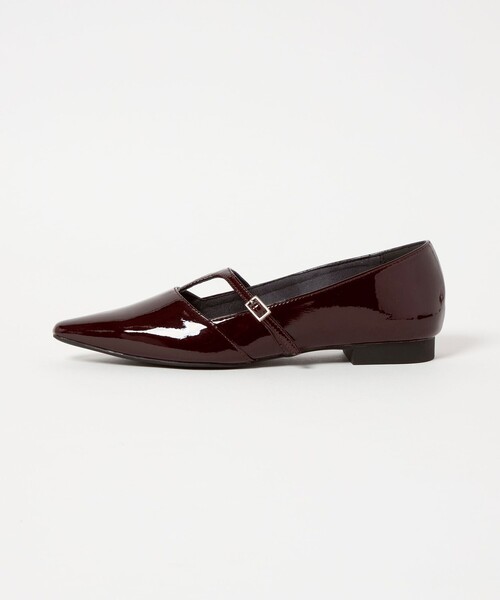 SY UNITED ARROWS(シーユナイテッドアローズ)の「<SY> Tストラップ フラット15↑(パンプス・レディース・ブラック/ゴールド/ワインレッド・22.5cm/25cm/24.5cm/24cm/23.5cm/23cm)」の3枚目の写真