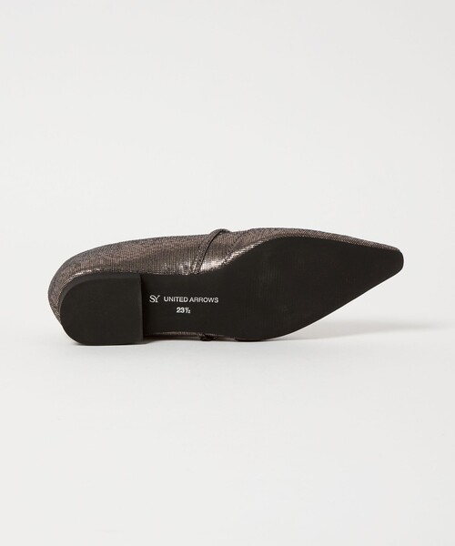 SY UNITED ARROWS(シーユナイテッドアローズ)の「<SY> Tストラップ フラット15↑(パンプス・レディース・ブラック/ゴールド/ワインレッド・22.5cm/25cm/24.5cm/24cm/23.5cm/23cm)」の14枚目の写真
