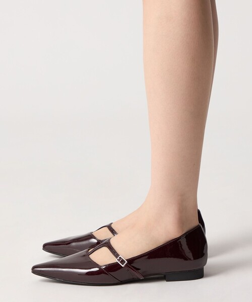 SY UNITED ARROWS(シーユナイテッドアローズ)の「<SY> Tストラップ フラット15↑(パンプス・レディース・ブラック/ゴールド/ワインレッド・22.5cm/25cm/24.5cm/24cm/23.5cm/23cm)」の8枚目の写真
