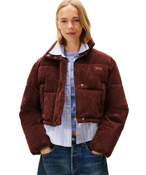 トミー ジーンズ（ JEANS）/コーデュロイパッファジャケット セール】コーデュロイパッファジャケット（ブルゾン）｜TOMMY JEANS