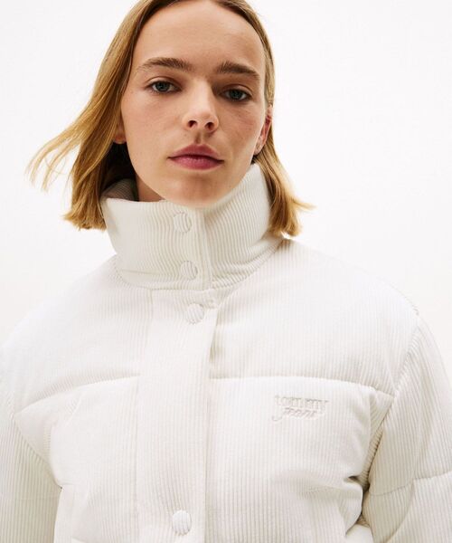 セール】コーデュロイパッファジャケット（ブルゾン）｜TOMMY JEANS