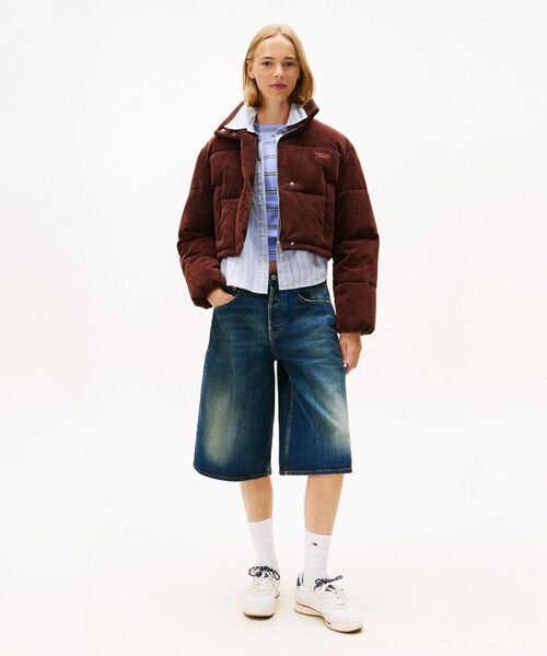 tommy jeans（トミー ジーンズ）の「コーデュロイパッファジャケット（ブルゾン・レディース・ブラウン系その他/ホワイト・X-SMALL/MEDIUM/SMALL）」の3枚目の写真