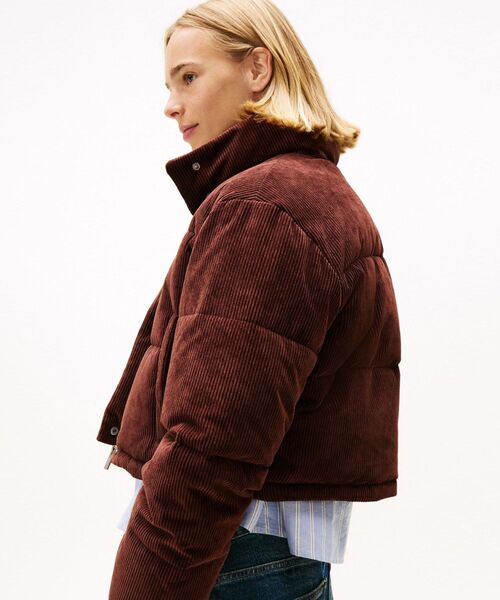 セール】コーデュロイパッファジャケット（ブルゾン）｜TOMMY JEANS