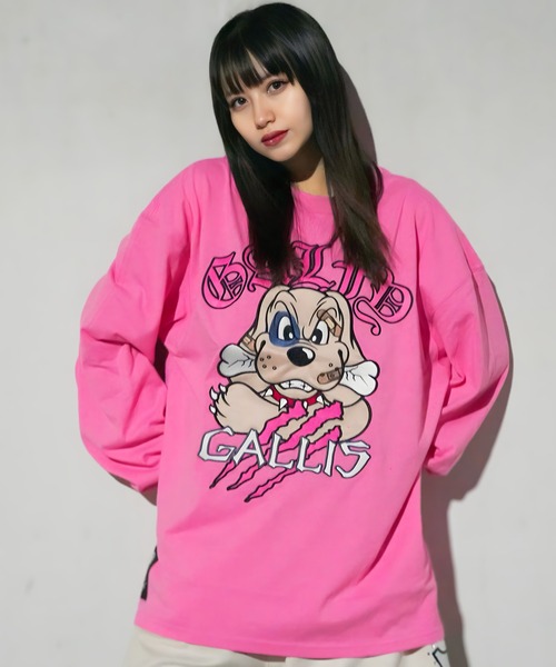 GALFY（ガルフィー）の「GA×GALFY-覚醒ガリスロンTee（Tシャツ/カットソー・メンズ・ブラック/ホワイト/ピンク・L/XL）」の3枚目の写真