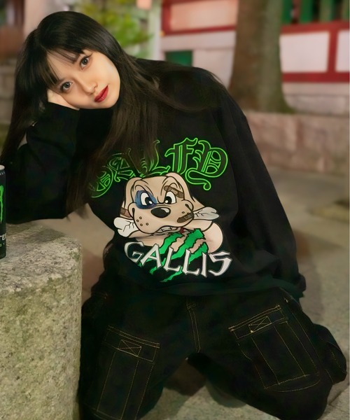 GALFY（ガルフィー）の「GA×GALFY-覚醒ガリスロンTee（Tシャツ/カットソー・メンズ・ブラック/ホワイト/ピンク・L/XL）」の2枚目の写真