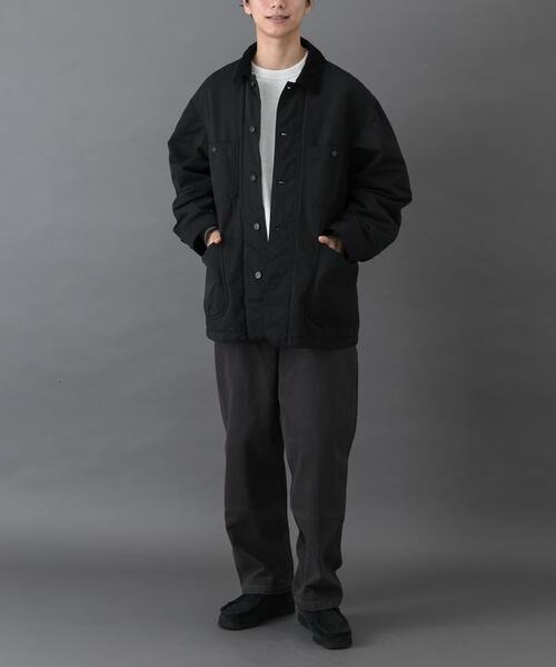 FORK&SPOON（フォークアンドスプーン）の「FORK&SPOON　インサレーションカバーオール（カバーオール・メンズ・アイボリー/ブラック・5/4）」の6枚目の写真