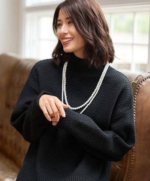 FOUND GOOD（ファウンドグッド）の「カノコハイネックPOニット（ニット