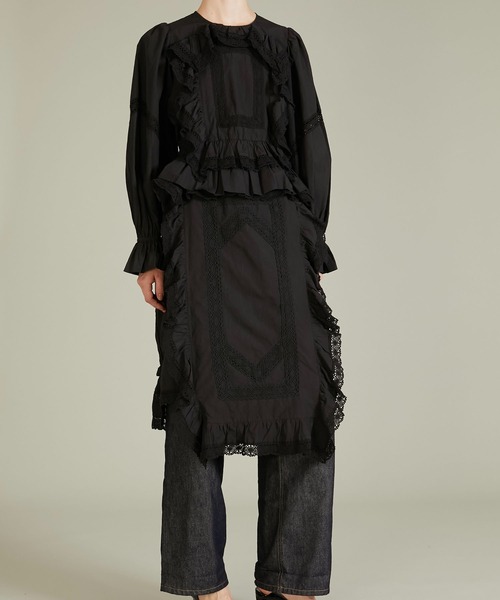 crinkle crinkle crinkle】rebuild apron skirt/リビルドエプロン