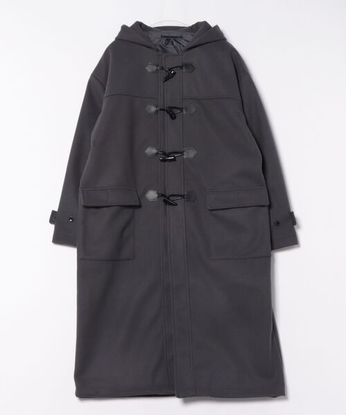 VIBGYOR(ヴィブジョー)の「フェイクメルトンダッフルコート(CN)(ダッフルコート・メンズ・ベージュ/チャコールグレー/ブラック・MEDIUM/X-LARGE/LARGE)」の6枚目の写真