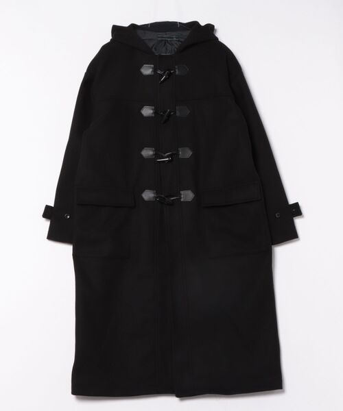 VIBGYOR(ヴィブジョー)の「フェイクメルトンダッフルコート(CN)(ダッフルコート・メンズ・ベージュ/チャコールグレー/ブラック・MEDIUM/X-LARGE/LARGE)」の4枚目の写真