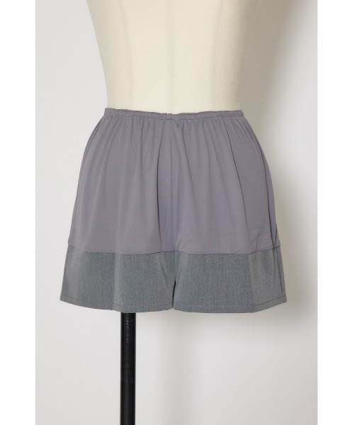 rienda(リエンダ)の「2WAYアシンメトリージャストウエストスカート 秋服 冬服(スカート・レディース・ブラック/グレー・MEDIUM/SMALL)」の5枚目の写真
